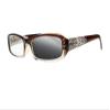 SightPerk Women Diamonds Flowers Prints Reading Glasses Sun Readers (Brown, 3.5) view 1