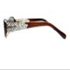 SightPerk Women Diamonds Flowers Prints Reading Glasses Sun Readers (Brown, 3.5) view 2