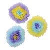 The Beistle Company Tissue Flowers - Blue, Lavender, Yellow view 1