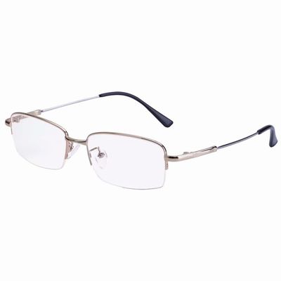 HUIHUIKK Half Rim Bifocal Reading Glasses Gold Frame Readers Eyewear