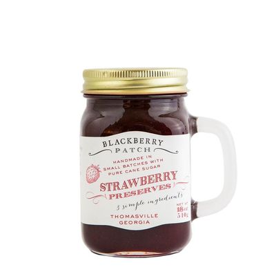 Blackberry Patch Handled Mug All Natural Fruit Preserves (Strawberry, 18 Ounce)