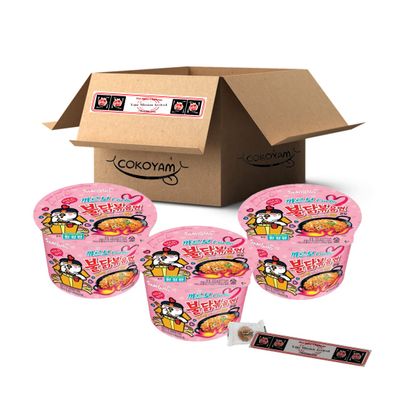 [Samyang] Carbo Spicy Chicken Fried Cup Noodles 105g  3EA / Korean food / Korean ramen (overseas direct shipment)