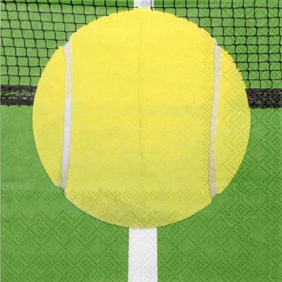 Club Pack Tennis Club Themed Printed Luncheon Napkin, Box of 192