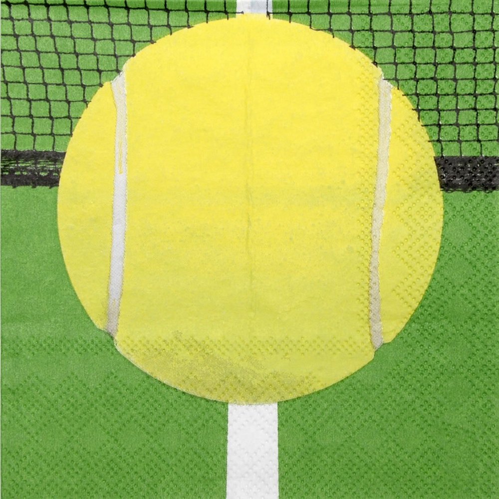 Club Pack Tennis Club Themed Printed Luncheon Napkin, Box of 192