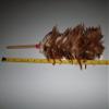 Real Chicken hen's Feather Duster 14 inch Long Total Length, The Feather Area 8 inch view 3