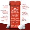 Viter Energy Caffeine Mints (120 Pieces) - 40mg Caffeine, Sugar Free, Vegan, B Vitamins Complex, Energy Supplement Caffeine Pills (Cinnamon, 6 Pack) view 2