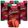 Bridgford Italian Salami 5 oz Pack of 3 - Zero Carb Healthy Salami Sliced Charcuterie Meat for Your Charcuterie Boards or Antipasto Platters - Ready-to-Eat Snack for On-The-Go Snacking view 1