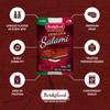Bridgford Italian Salami 5 oz Pack of 3 - Zero Carb Healthy Salami Sliced Charcuterie Meat for Your Charcuterie Boards or Antipasto Platters - Ready-to-Eat Snack for On-The-Go Snacking view 3