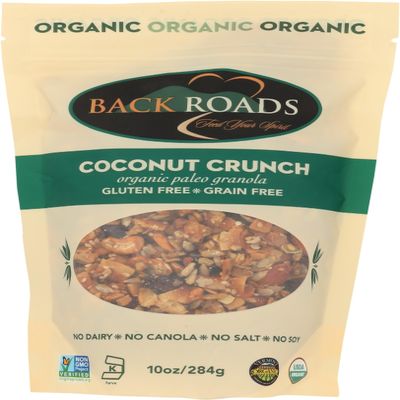 BACK ROADS Organic Coconut Crunch Granola, 10 OZ