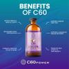 C60 Purple Power C60 In Organic Mct Coconut Oil - Natural Wellness & Antioxidant Support For Men & Women, 99.99% Pure Carbon Fullerenes, Promotes Energy, Mental Clarity, & Stamina - 4 Fl Oz Bottle view 3