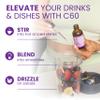 C60 Purple Power C60 In Organic Mct Coconut Oil - Natural Wellness & Antioxidant Support For Men & Women, 99.99% Pure Carbon Fullerenes, Promotes Energy, Mental Clarity, & Stamina - 4 Fl Oz Bottle view 4