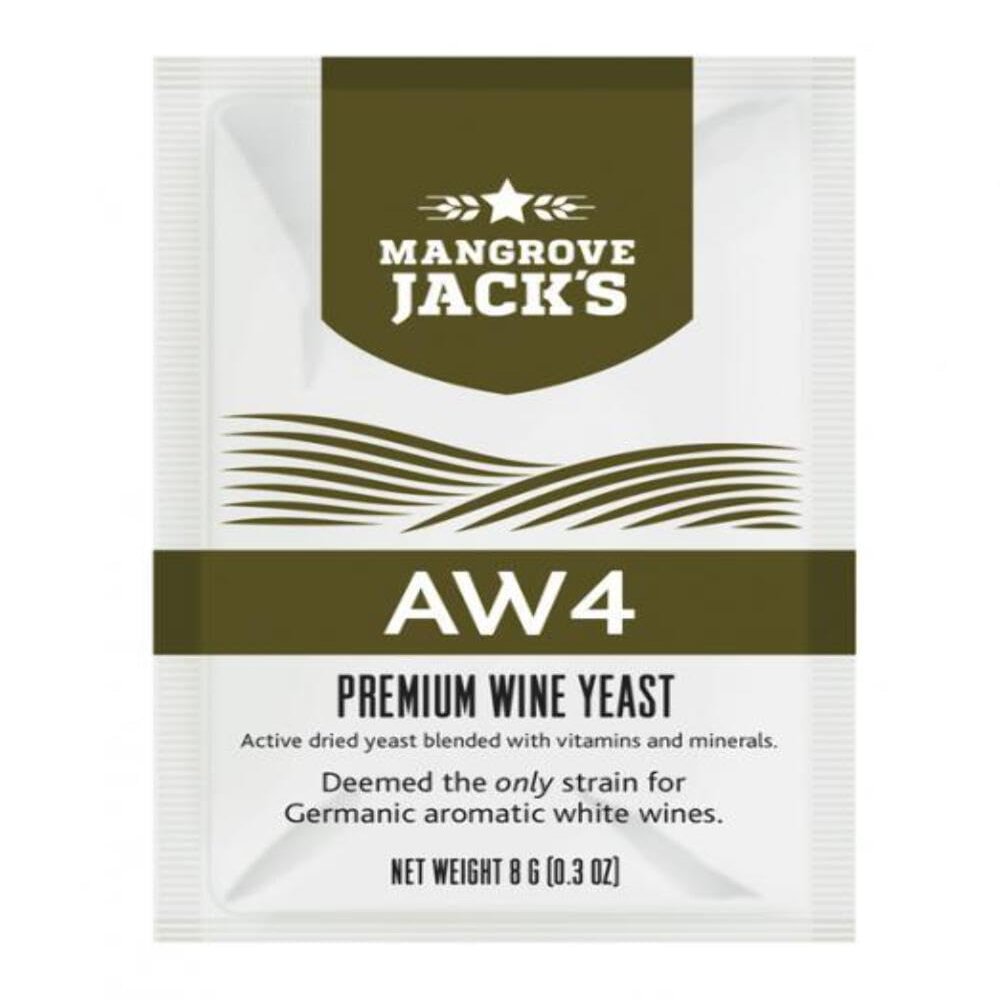 Mangrove Jacks Wine Yeast - AW4 8g treats 23L Aromatic White Wines