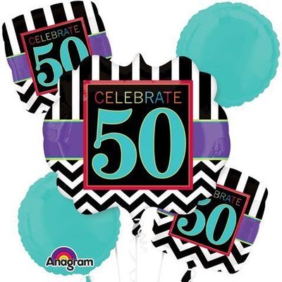 50th Celebration Balloon Bouquet