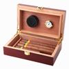 Bald Eagle Handmade Cigar Humidor Cigar Box Wood Humidor Holds 10-20 Cigars Desktop Box Humidor with Hygrometer and Humidifier Front-Mount Clasp Lock view 1