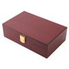 Bald Eagle Handmade Cigar Humidor Cigar Box Wood Humidor Holds 10-20 Cigars Desktop Box Humidor with Hygrometer and Humidifier Front-Mount Clasp Lock view 4