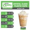 Clear Plastic Disposable Pet Cups | 24 oz Cups, 250 Pack | Crystal Clear PET Cup | Cold Smoothie | Iced Coffee Go Cups | Ideal for Coffee, Parfait, Juice, Soda, Cocktail, Party (24oz, 250 count) view 4