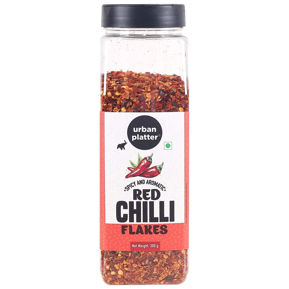 Urban Platter Crushed Red Chilly Flakes Shaker Jar, 300g