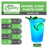 Clear Plastic Disposable Pet Cups | 16 oz Cups, 25 Pack | Crystal Clear PET Cup | Cold Smoothie | Iced Coffee Go Cups | Ideal for Coffee, Parfait, Juice, Soda, Cocktail, Party (16oz, 25 count) view 4