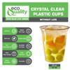 Clear Plastic Disposable Pet Cups | 20 oz Cups, 400 Pack | Crystal Clear PET Cup | Cold Smoothie | Iced Coffee Go Cups | Ideal for Coffee, Parfait, Juice, Soda, Cocktail, Party (20oz, 400 count) view 4