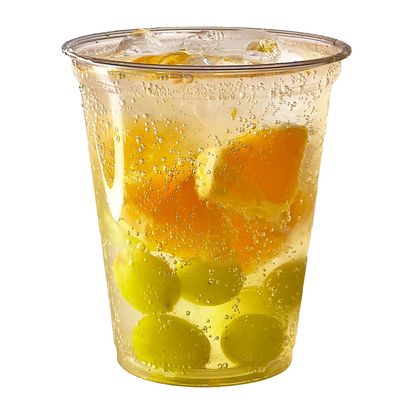 Clear Plastic Disposable Pet Cups | 20 oz Cups, 25 Pack | Crystal Clear PET Cup | Cold Smoothie | Iced Coffee Go Cups | Ideal for Coffee, Parfait, Juice, Soda, Cocktail, Party (20oz, 25 count)
