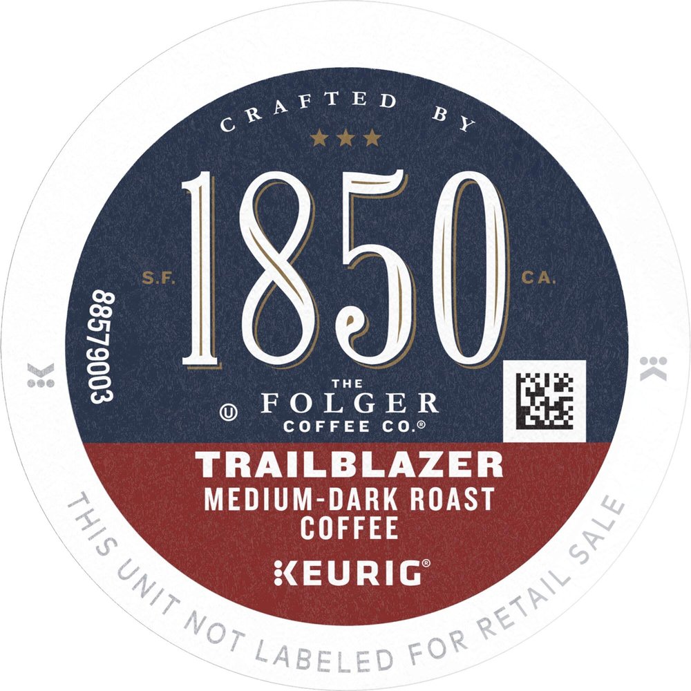 Folgers Trailblazer Medium Dark Roast Coffee, 20 K-Cups for Keurig