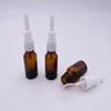 ericotry 6PCS 5ML Empty Brown Glass Sprayer Nasal Bottle Empty Travel Refillable Aromatherapy Perfume Bottles For Cosmetic Nasal Irrigation Spray Saline Water Applications view 2