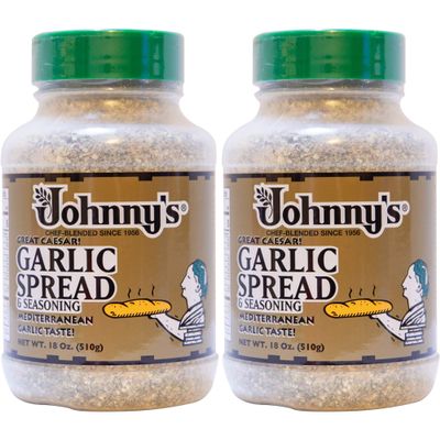 Johnny's Garlic Spread & Seasoning, 18 Oz (Pack of 2)