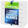 Microfiber Wholesale Sublimation Blanks Towels 16x24 - Premium Waffle Weave Microfiber Towels for Kitchen - Polyester Blanks for Kitchen or Craft Use - 6 Pack view 1