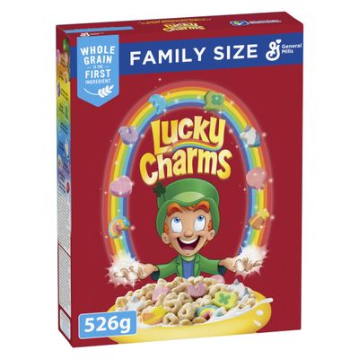 LUCKY CHARMS Cereal Family Size, 526g