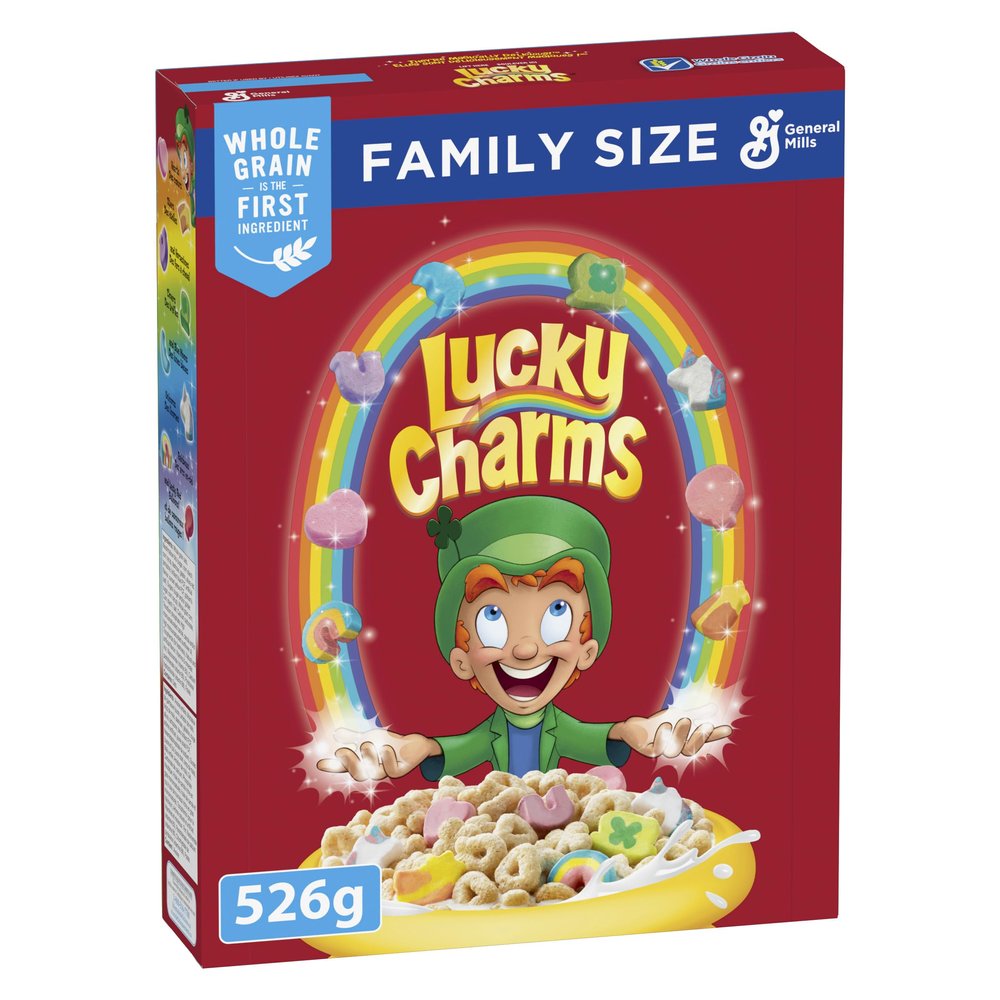 LUCKY CHARMS Cereal Family Size, 526g