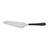 11" Stainless Steel Narrow Pastry Server with a Black Cool-Grip Handle, Dishwasher Safe Serving Utensils by GET, BSRIM-65-BK view 1
