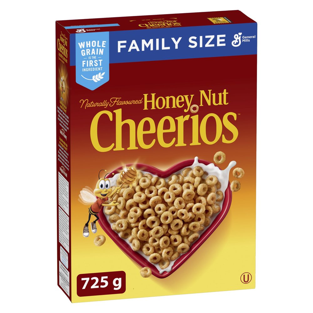 Cheerios Honey Nut Cereal Naturally Flavoured, 725g/25.6 oz, Imported from Canada}