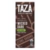 Taza Chocolate Organic Amaze Bar 95% Stone Ground, Wicked Dark with Toasted Coconut, 2.5 Ounce (10 count) view 2