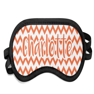Personalized Chevron Sleeping Eye Mask - Small