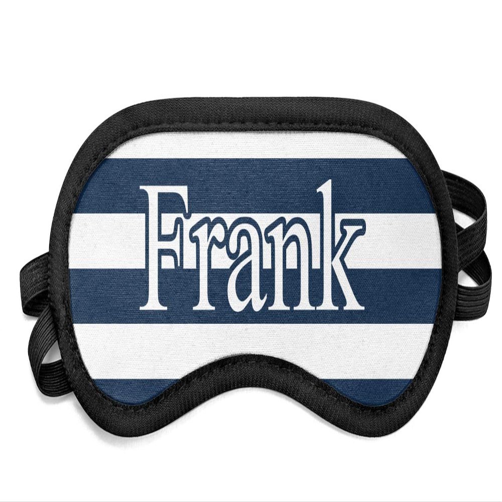 Personalized Horizontal Stripe Sleeping Eye Mask - Small