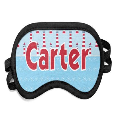 Personalized Light House & Waves Sleeping Eye Mask - Small