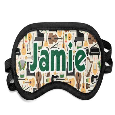 Personalized Musical Instruments Sleeping Eye Mask - Small