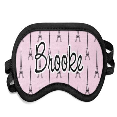 Personalized Eiffel Tower Sleeping Eye Mask - Small