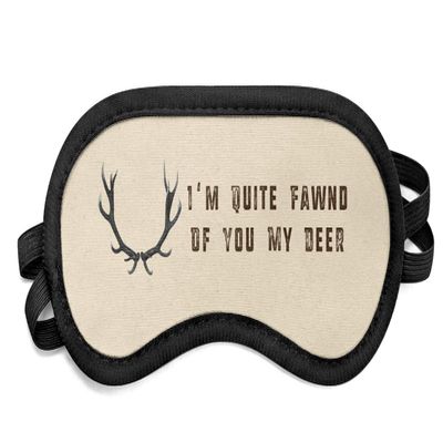 Personalized Deer Sleeping Eye Mask - Small
