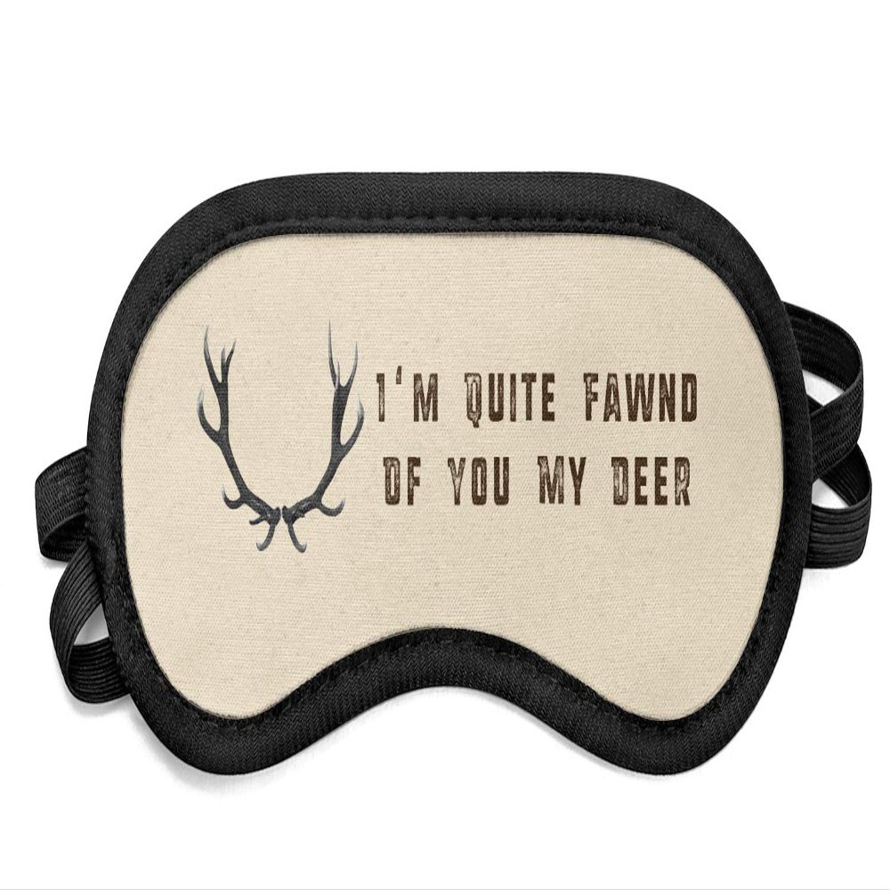 Personalized Deer Sleeping Eye Mask - Small