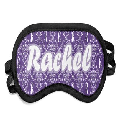 Personalized Initial Damask Sleeping Eye Mask - Small