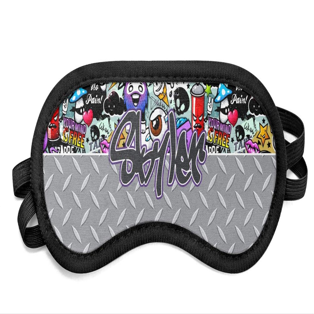 Personalized Graffiti Sleeping Eye Mask - Small