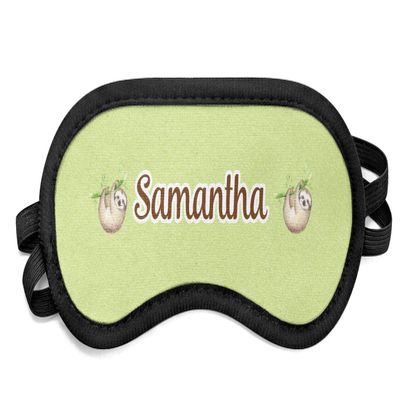 Personalized Sloth Sleeping Eye Mask - Small