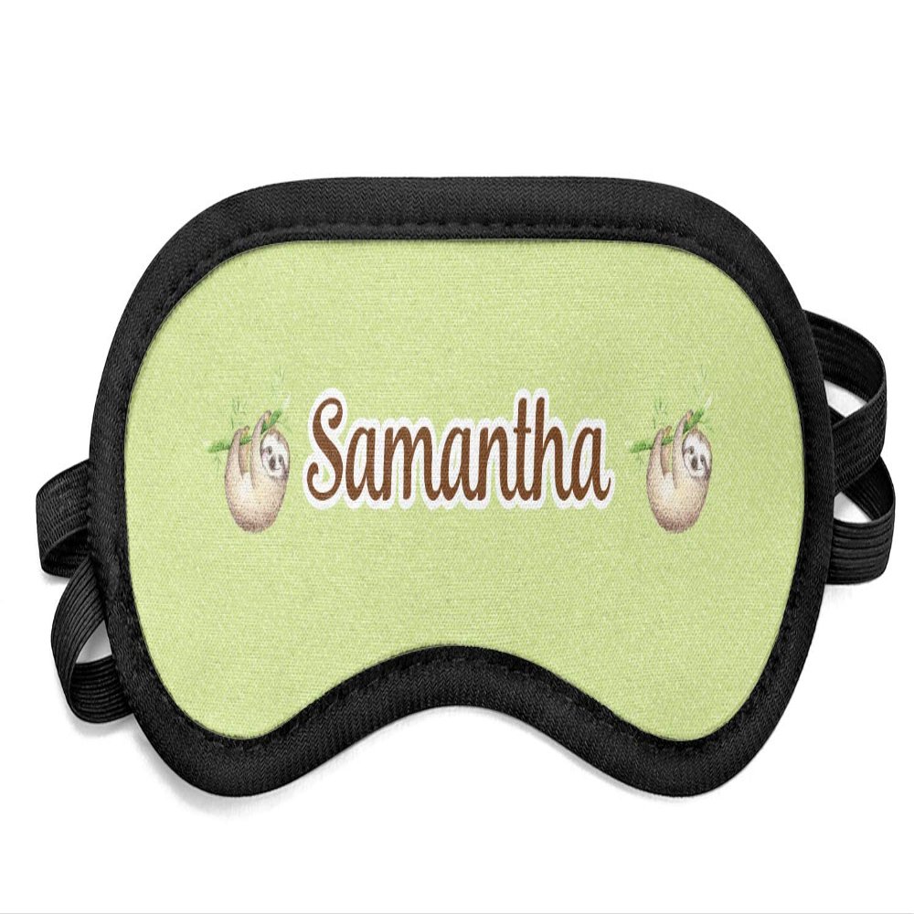 Personalized Sloth Sleeping Eye Mask - Small