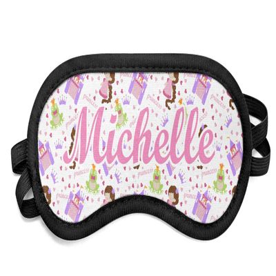 Personalized Princess Print Sleeping Eye Mask - Small