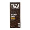 Taza Chocolate Organic Amaze Bar 95% Stone Ground, Wicked Dark with Ginger, 2.5 Ounce (10 count), Vegan view 3