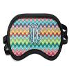 Personalized Retro Chevron Monogram Sleeping Eye Mask - Small view 1