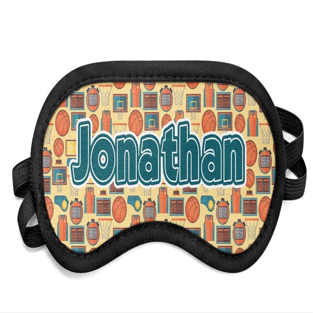 Personalized Basketball Sleeping Eye Mask - Small