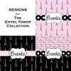 Personalized Paris Bonjour and Eiffel Tower Sleeping Eye Mask - Small view 4