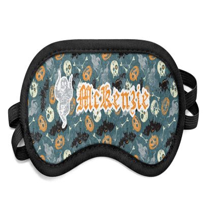 Personalized Vintage/Grunge Halloween Sleeping Eye Mask - Small